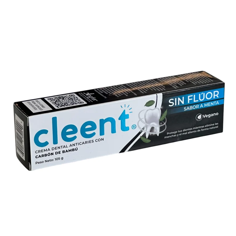 CLEENT CREMA DENTAL CON CARBON BAMBU S/MENTA SIN FLUOR 105G ANGFER