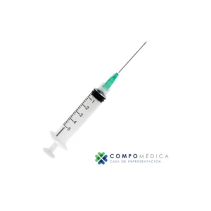 JERINGA 5ML 21GX1 1/2 COMPO MEDICA