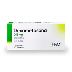 DEXAMETASONA 0.5MG X 10 TAB (H&M)