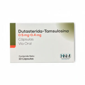 DUTASTERIDE + TAMSULOSINA 0.5MG/0.4MG X 10 CAPS (H&M)(TABLETAS)