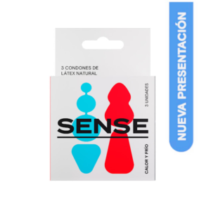 PRESERVATIVO FRIO CALOR X 3 UNIDADES (SENSE)