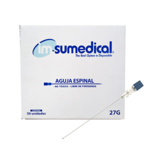 AGUJA ESPINAL #27G IM-SUMEDICAL