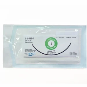 SUTURA NYLON 1 DOBLE AGUJA CORTANTE 60MM REF 489 (SMITS)