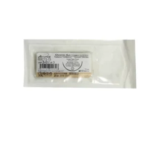 SUTURA CATGUT CROMICO 3-0 AGUJA CURVA NO CORTANTE (SMITS SUTURE)