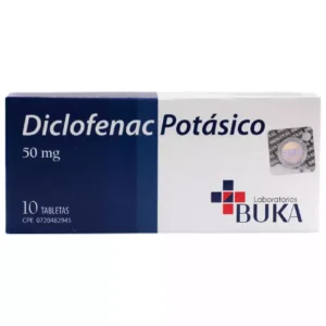 DICLOFENAC POTASICO 50MG X 10 TAB (BUKA)