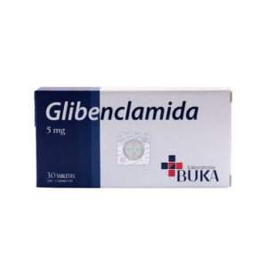 GLIBENCLAMIDA 5MG X 30 TABS (BUKA)(TABLETAS)