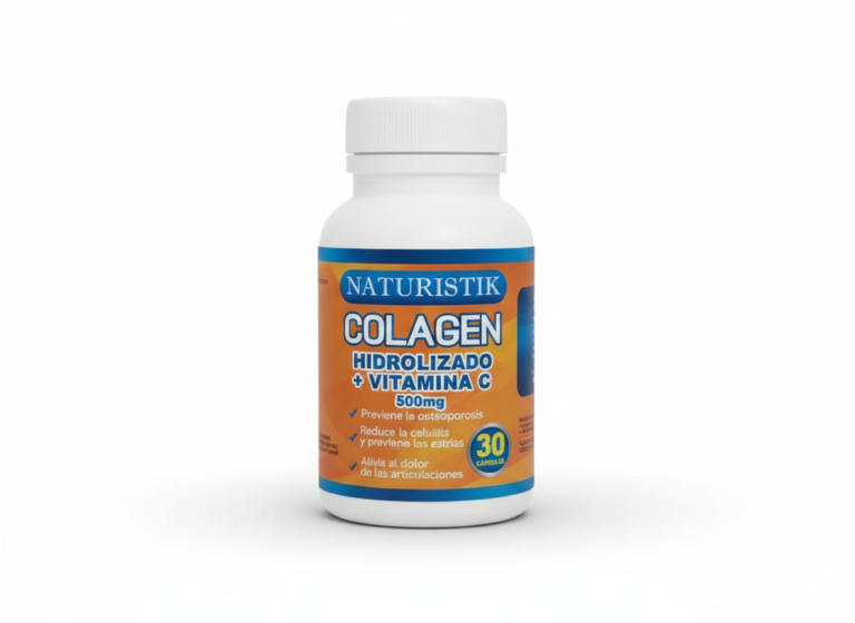 COLAGENO HIDROLIZADO + VITAMINA C 500MG X 60 CAPS (NATURISTIK)