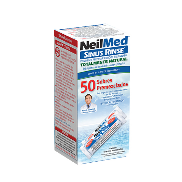 SINUS RINSE ADULTO X 50 SOBRES (SOLUCION HIPERTONICA SALINA NASAL) (NEILMED)