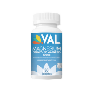MAGNESIUM 500MG X 30 TAB (CITRATO DE MAGNESIO + VIT B6) (VAL)