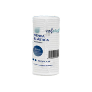 VENDA ELASTICA AJUSTABLE 10CM X 4M (VIPSALUD)