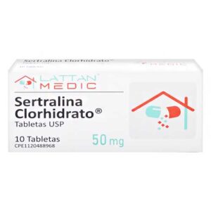 SERTRALINA 50MG X 10 TAB (LATTAN MEDIC)