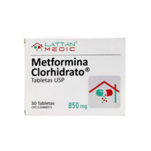 METFORMINA 850MG X 30 TAB (LATTAN)(TABLETAS)