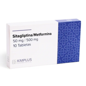 SITAGLIPTINA + METFORMINA 50MG/500MG X 10 TAB (KMPLUS)(TABLETAS)