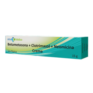 BETAMETASONA+CLOTRIMAZOL+NEOMICINA 15G ARTE MEDICO (CREMAS)