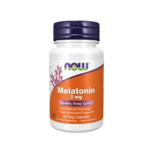 MELATONIN 3MG X 60 CAP BLANDAS (MELATONIN)(NOW)