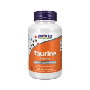 TAURINE 500MG X 100 CAP (AMINOACIDO ANTIOXIDANTE) (NOW)