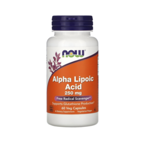 ALPHA LIPOIC ACID 250MG X 60 CAP (NOW)