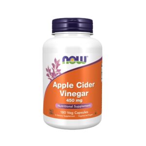 APPLE VINEGAR 450MG X 180 CAP (VINAGRE DE MANZANA)(NOW)