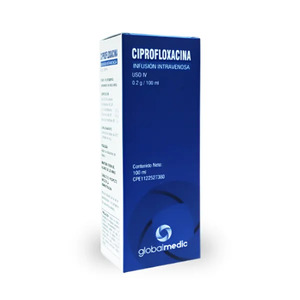 CIPROFLOXACINA 0.2G/100ML I.V AMP (GLOBALMEDIC)