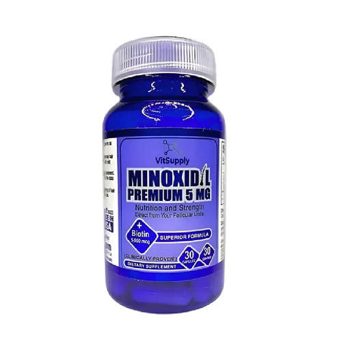 MINOXIDIL PREMIUM / BIOTIN 5MG/5000MCG X 30TAB (VITSUPPLY)