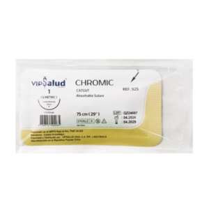 SUTURA CAGUT CROMICO 1 35MM CUERPO REDONDO (VIPSALUD)