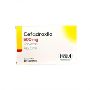 CEFADROXILO 500MG X 10 TAB (H&M)