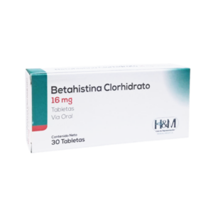 BETAHISTINA CLORHIDRATO 16MG X 30 TAB (H&M)