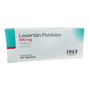 LOSARTAN POTASICO 100MG X 30 TAB (H&M)