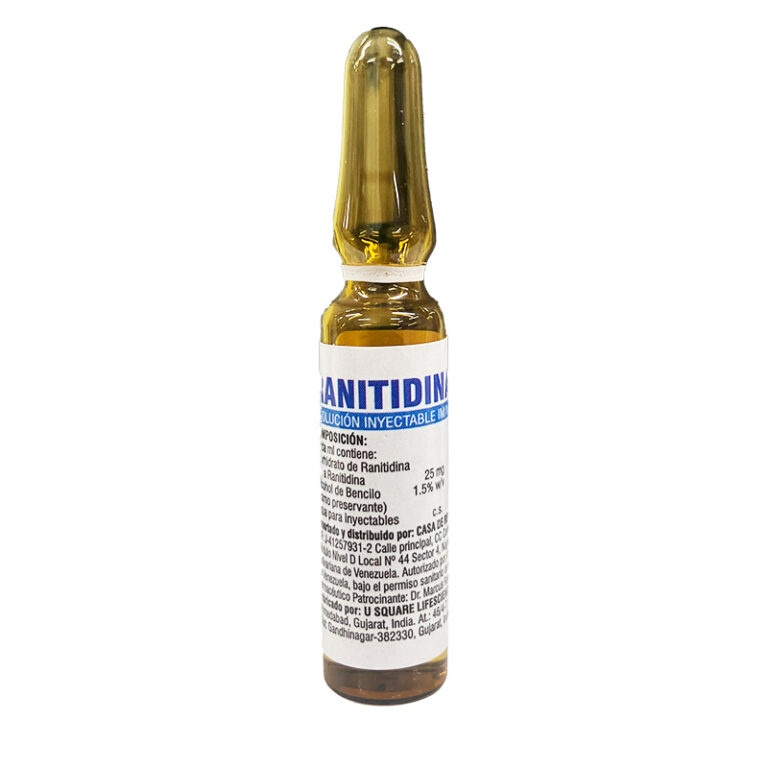 RANITIDINA AMP 25MG/ML I.M/I.V (GLOBALMEDIC)