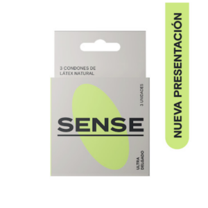 PRESERVATIVO SENSE ULTRADELGADO X 3 UND