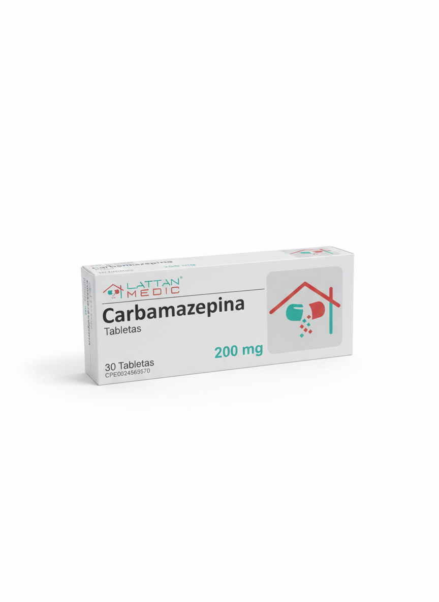 CARBAMAZEPINA 200MG X 30 TAB. (LATTAN MEDIC)