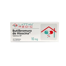 BUTILATT 10MG X 10 TAB (HIOSCINA)(LATTAN MEDIC)(TABLETAS)