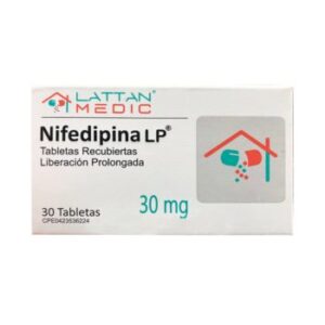 NIFEDIPINA L.P 30MG X 30 TAB (LATTAN MEDIC)