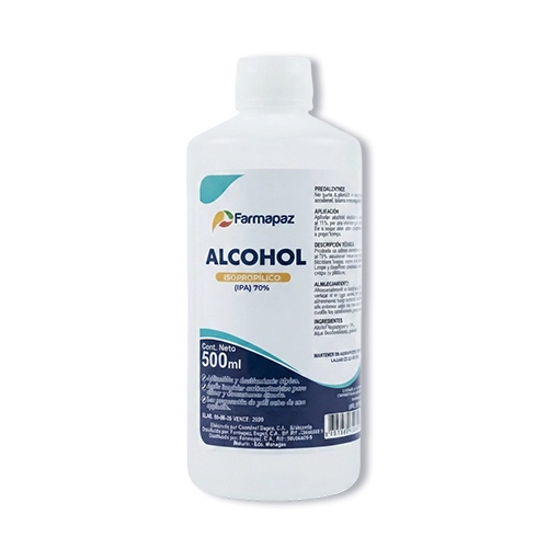 ALCOHOL ISOPROPILICO 500ML (FARMAPAZ)