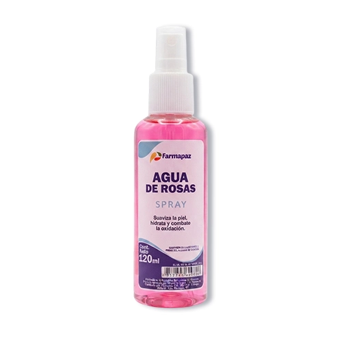 AGUA DE ROSAS SPRAY X 120ML (FARMAPAZ)