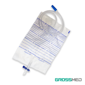 BOLSA RECOLECTORA DE ORINA DE ADULTO+VALVULA T X2000ML (GROSSMED)
