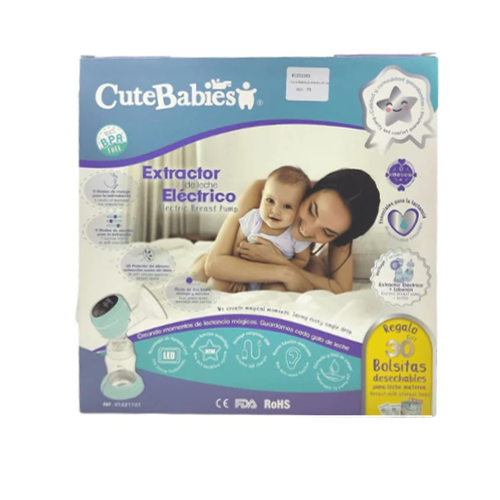 EXTRACTOR DE LECHE ELECTRICO (CUTE BABIES)