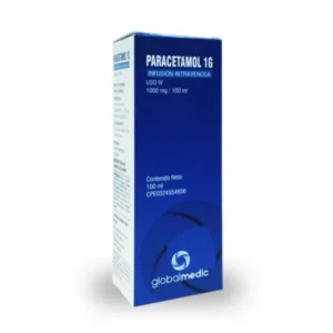 PARACETAMOL 1G 1000MG/100ML I.V (GLOBALMEDIC) (AMPOLLAS)