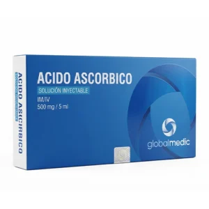ACIDO ASCORBICO 500MG/5ML AMP I.M/I.V AMP (VITAMINA C)(GLOBAL MEDIC)