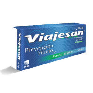 VIAJESAN 50MG X 10 TAB (DIMENHIDRINATO) (CALOX) (TABLETAS)