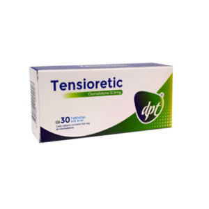 TENSIORETIC 12.5MG CLORTALIDONA X 30 TAB (DPT)(TABLETAS)
