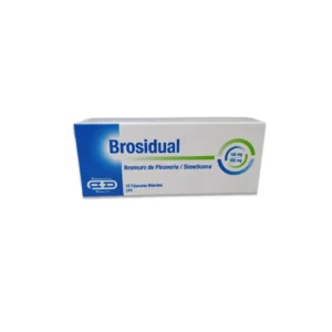 BROSIDUAL 100MG/300MG X 10 CAP (BROMURO DE PINAVERIO/ SIMETICONA)(TABLETAS)