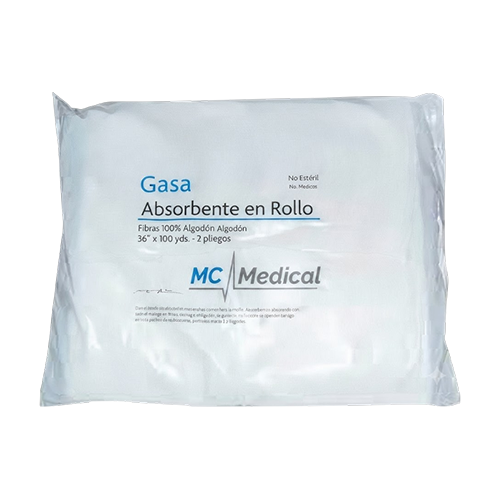 GASA QUIRURGICA ABSORBENTE EN ROLLO 36" X 100 YDS (MC MEDICAL)