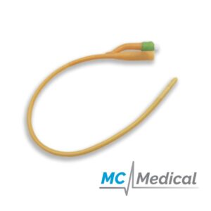SONDA FOLEY DE LATEX SILICONADA CON BALON 2 VIAS 14FR MC MEDICAL