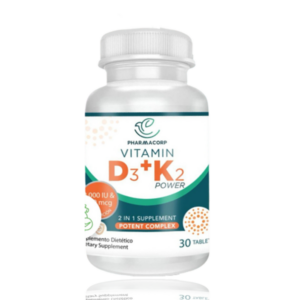 VITAMINA D3 + K2 X 30 CAP (PHARMACORP)