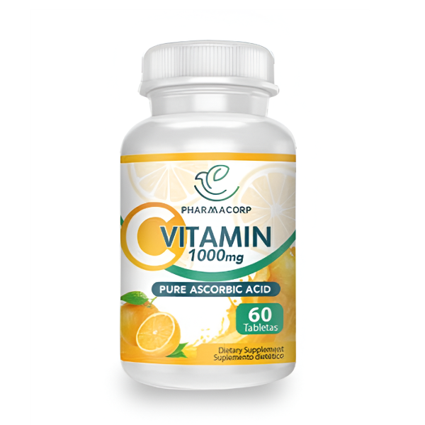 VITAMIN C 1000MG X 60 TAB (PHARMACORP)