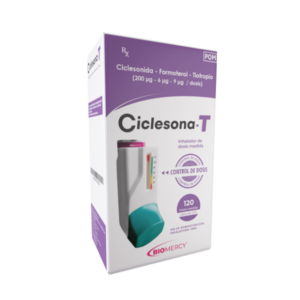CICLESONA T 120 DOSIS CICLESONIDA – FORMOTEROL 200MCG/6MCG (BIOMERCY)(GOTAS)