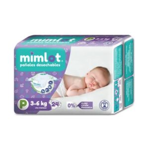 PAÑAL DESECHABLE MIMLOT TALLA P X 24 UND