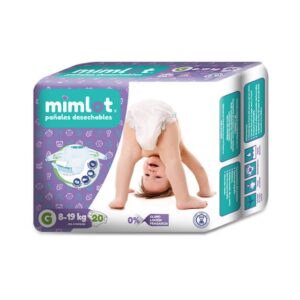 PAÑAL MIMLOT TALLA G x 20 UND