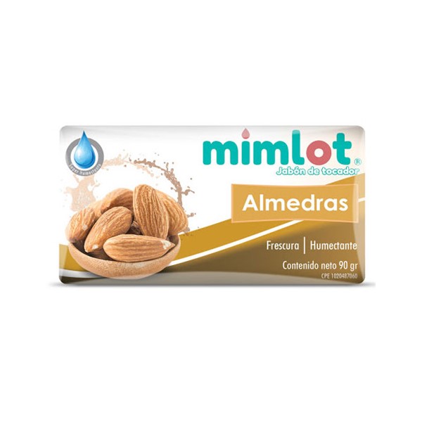 JABON BARRA MIMLOT ALMENDRAS 90GR